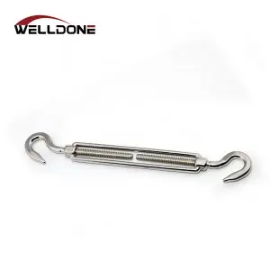 304 / 316 Stainless steel US type open body eye hook jaw Turnbuckle