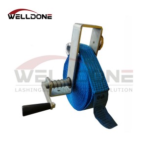 Magnetic Manual Truck Trailer Ratchet Tie Down Strap Winder Webbing Roller
